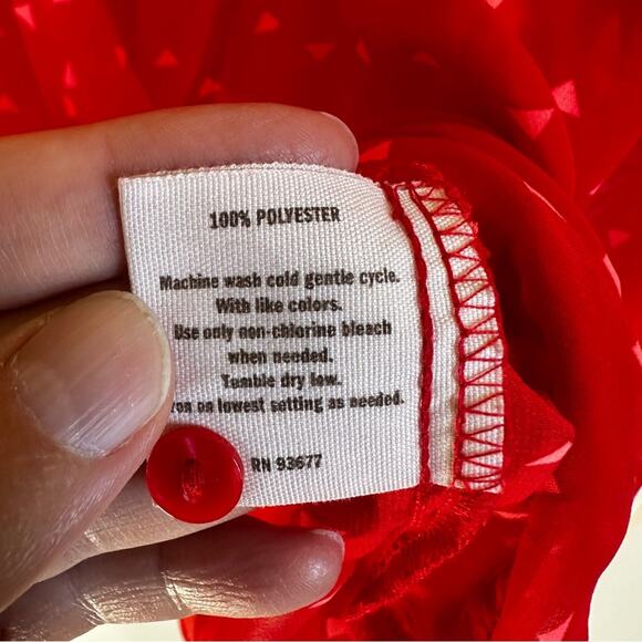 Decree‎ women’s blouse small sheer - Picture 7 of 10